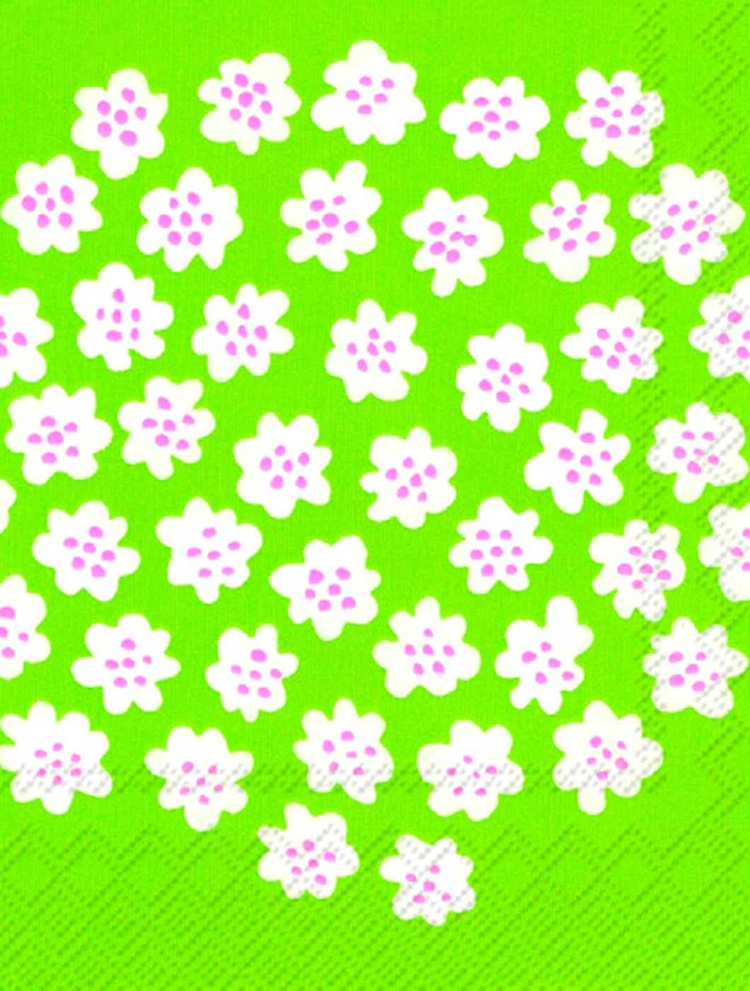 Lunch Paper Napkin Marimekko Puketti (Light green)