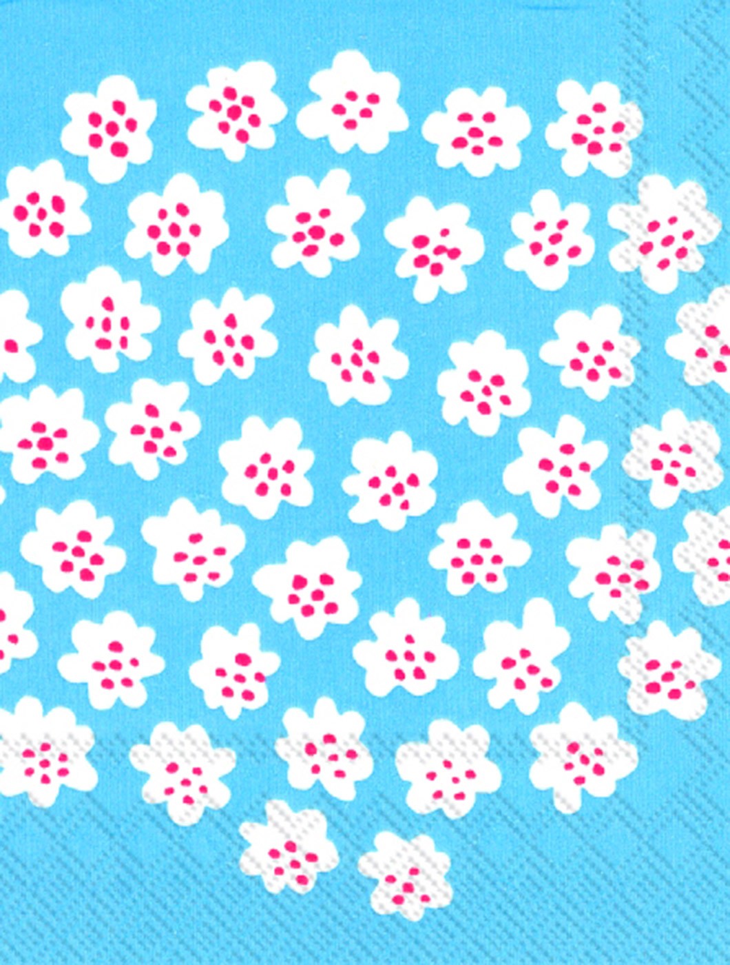 lunch paper napkin Marimekko Puketti (Red)