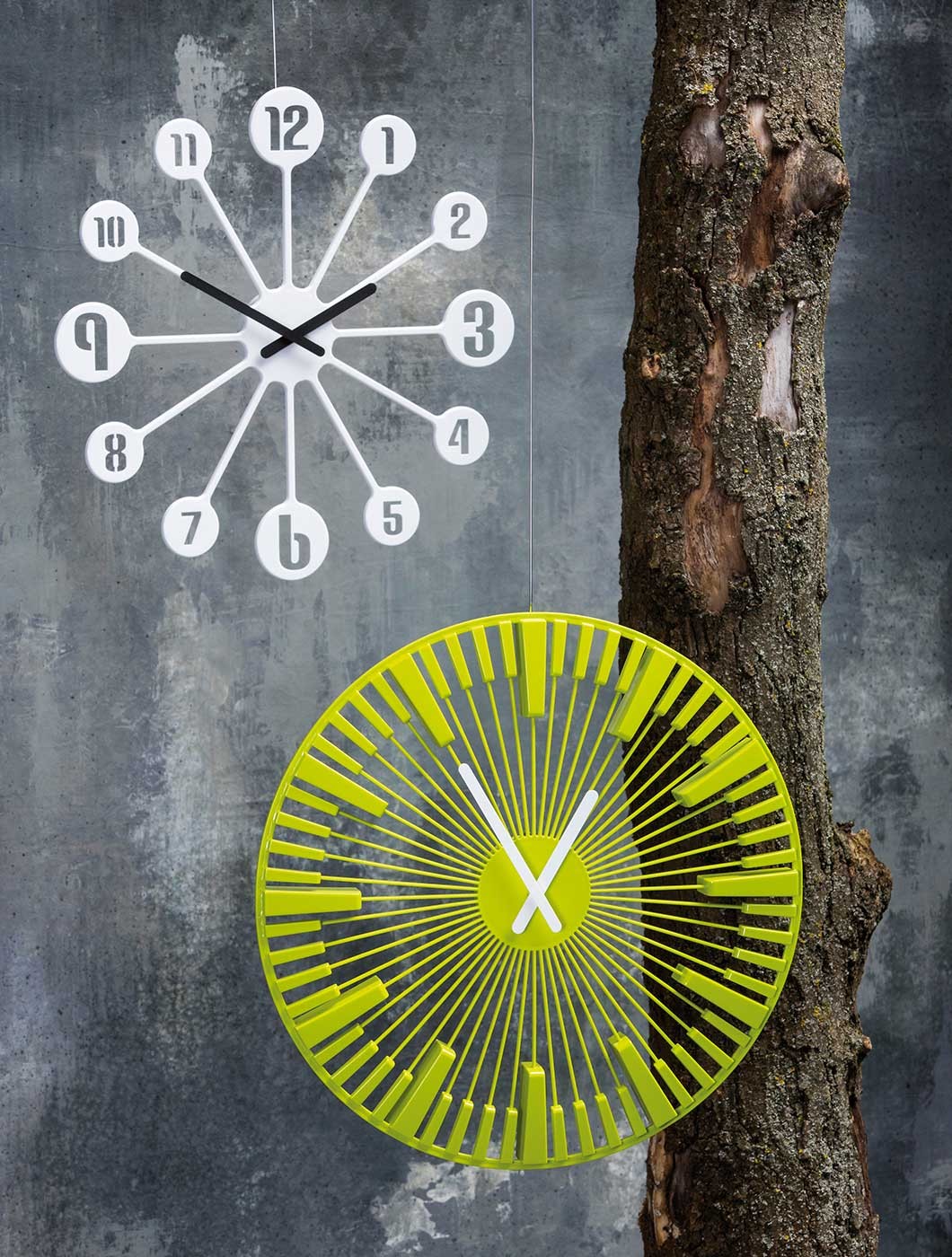 SILK Wall Clock (Solid white)
