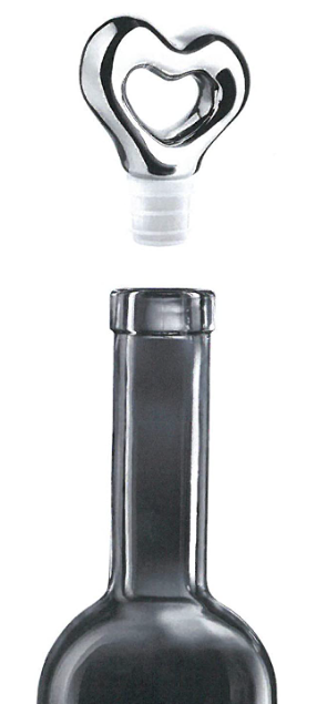 bottle stopper LOVE by Guzzini