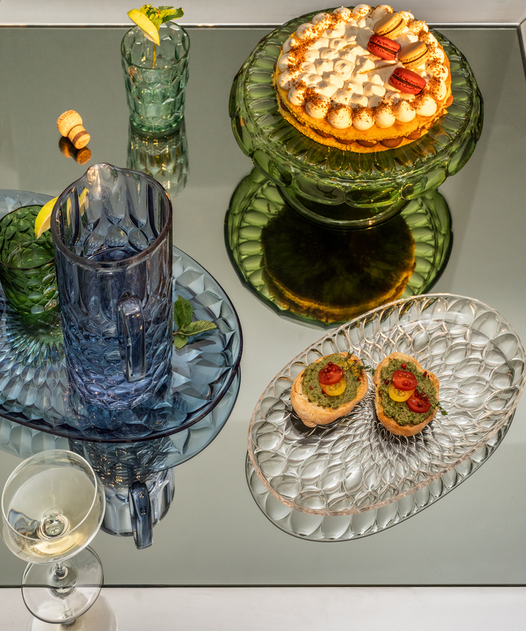 'VANITY' Large Round & Small Oval Serving Tray