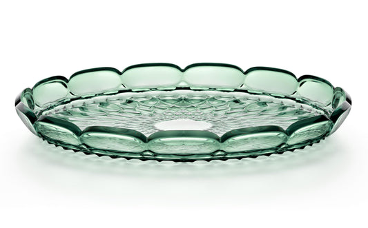 'VANITY' Large Round Tray Matcha Green