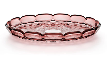 'VANITY' Large Round Tray Mauve