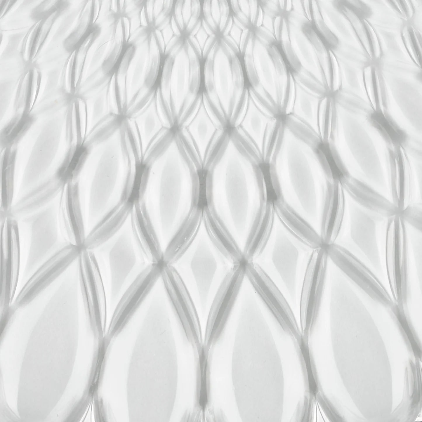 'VANITY' Large Round Tray Clear