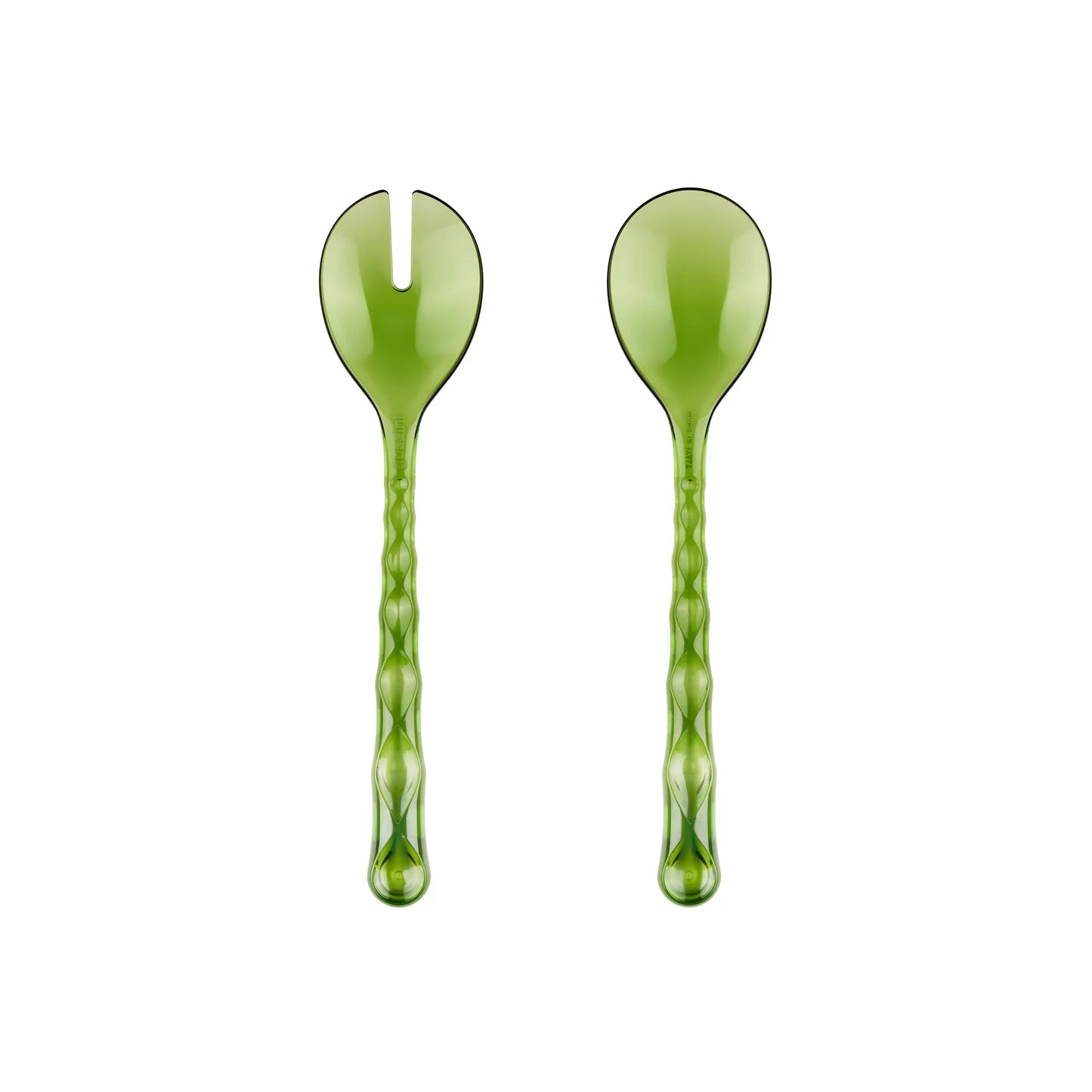 'VANITY' Salad Servers Matcha Green