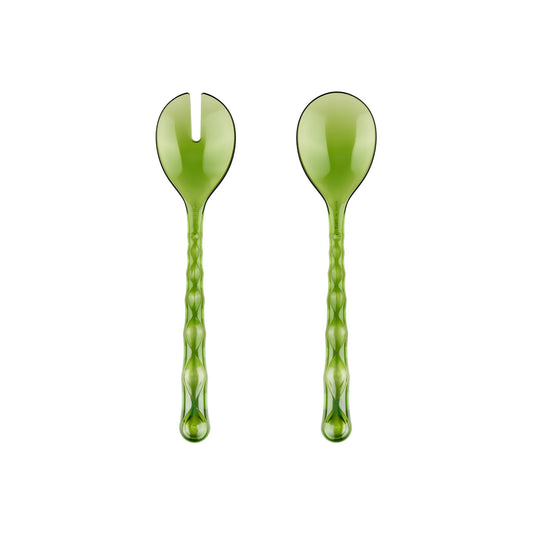 'VANITY' Salad Servers Matcha Green