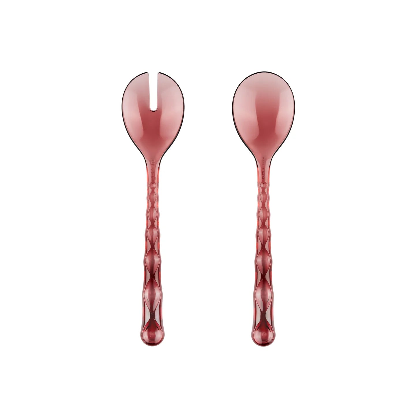 'VANITY' Salad Servers Mauve