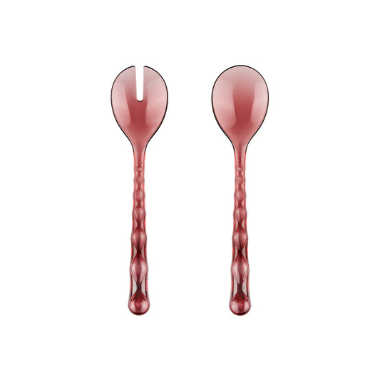 'VANITY' Salad Servers Mauve