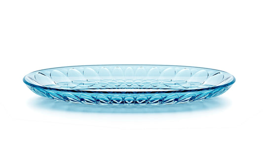 'VANITY' Small Oval Serving Tray Sea Blue