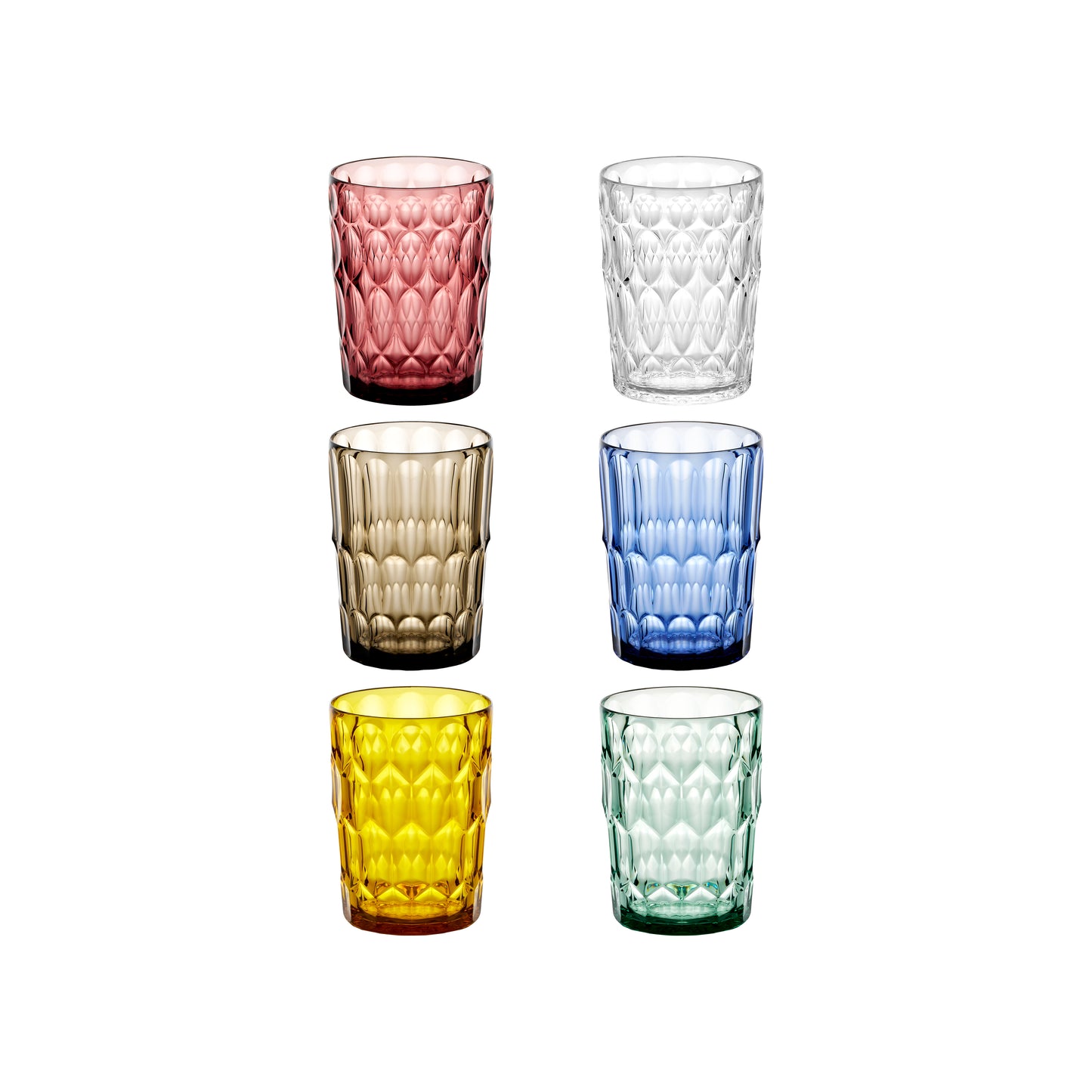 'VANITY' Set of 6 tall tumblers