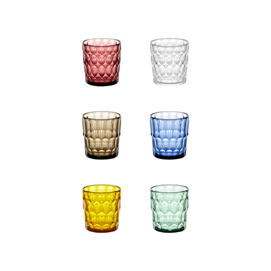 'VANITY' Set of 6 low tumblers