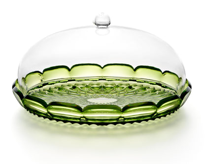 'VANITY' Cake Serving Set Water Lily Green