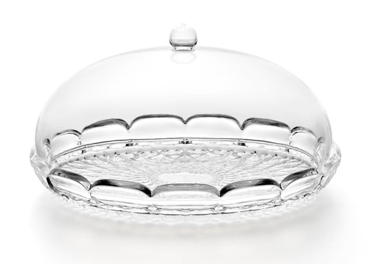 'VANITY' Cake Serving Set Clear