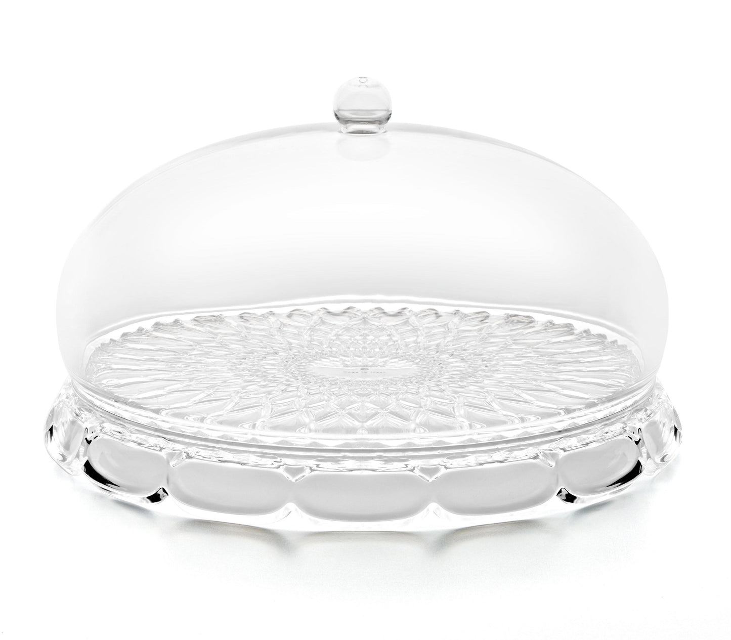 'VANITY' Cake Serving Set Clear