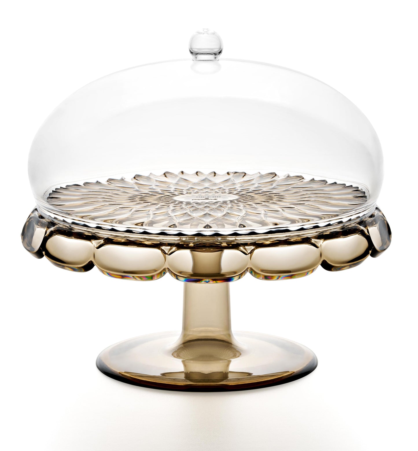 'VANITY' Cake Stand & Dome Smoke