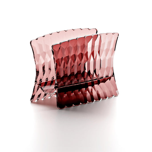 'VANITY' Table Napkin Holder Mauve