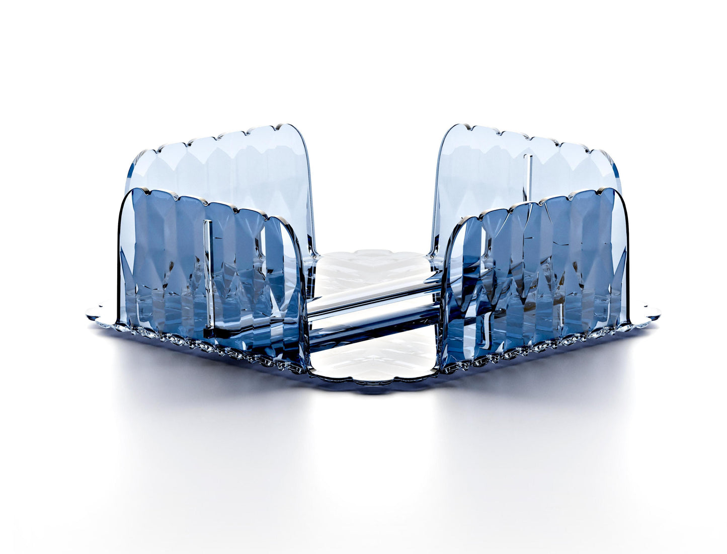 'VANITY' Horizontal Napkin Holder Denim Blue