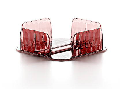'VANITY' Horizontal Napkin Holder Mauve