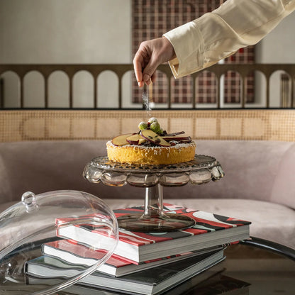 'VANITY' Cake Stand & Dome Smoke