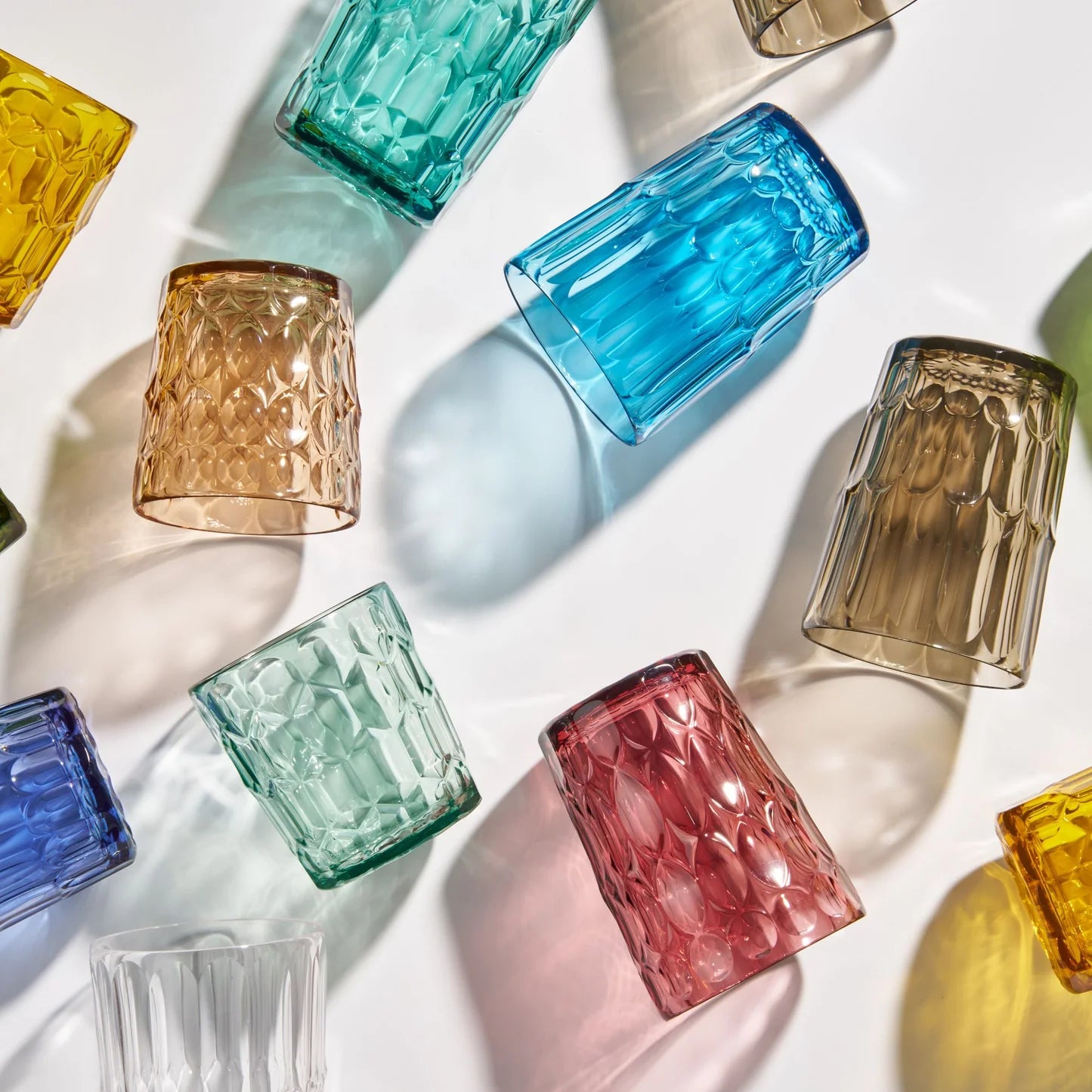 'VANITY' Set of 6 low tumblers