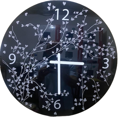 ROSSI Wall Clock (Black)