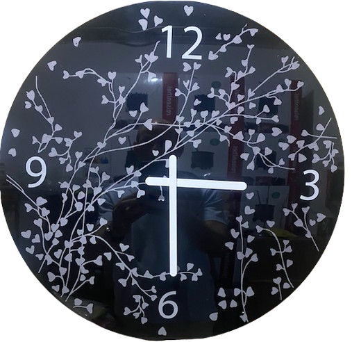 ROSSI Wall Clock (Black)
