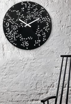 ROSSI Wall Clock (Black)