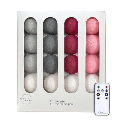 Coffret Guirlande LES DEMOISELLES (ROSE)