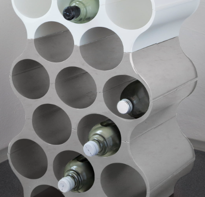 bottle rack SET UP by KOZIOL (white)