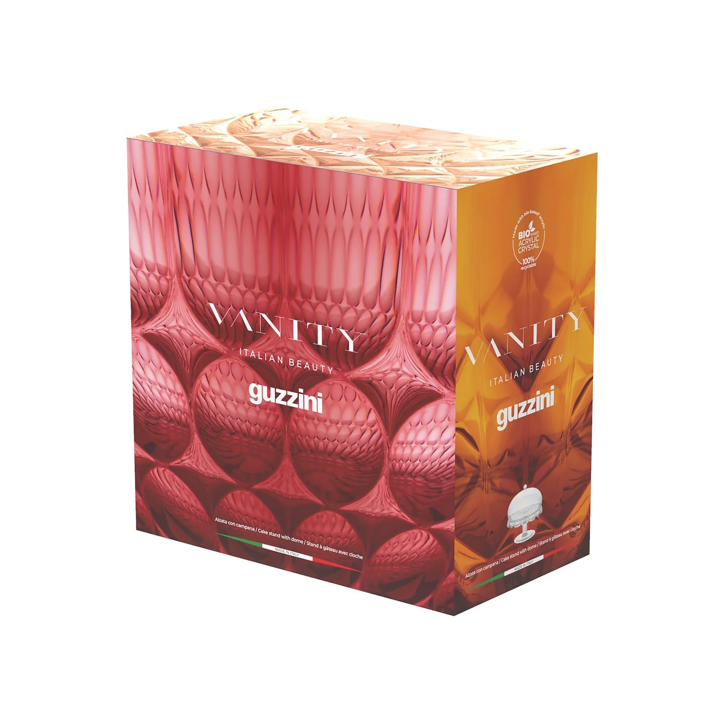 'VANITY' Cake Stand & Dome Smoke