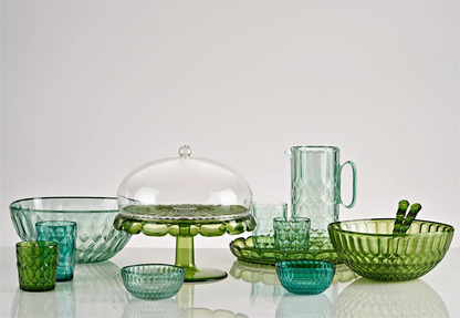 'VANITY' Large Round Tray Matcha Green