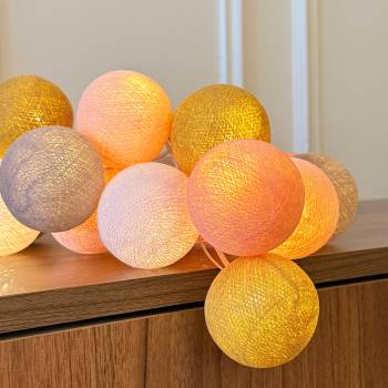 Coffret Guirlande LED - Rosée