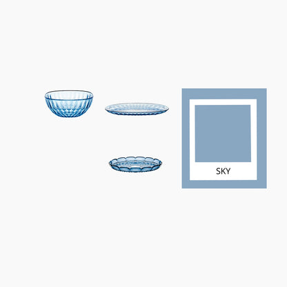 'VANITY' Large Round Tray Sky Blue