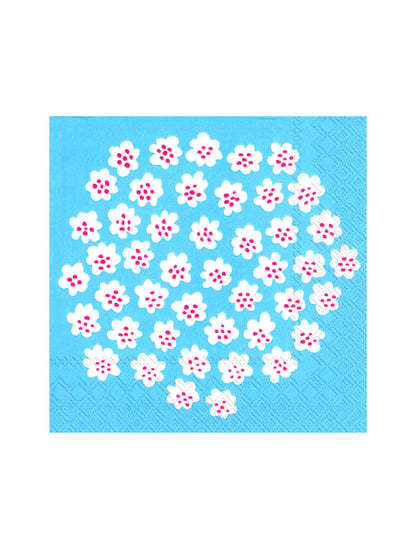 lunch paper napkin Marimekko Puketti (Red)