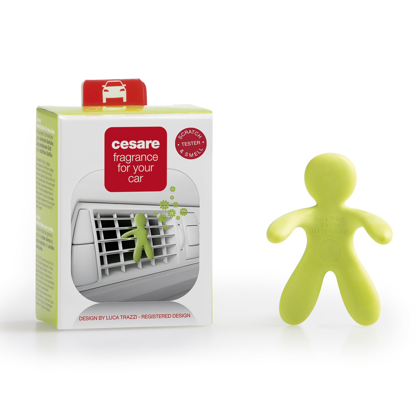 Cesare Car Freshner (Green - Citrus)