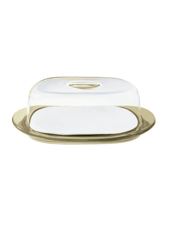 Cheese dish set: tray, chopping board and dome Feeling