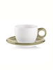 Set of 2 cappuccino cups with saucers Gocce