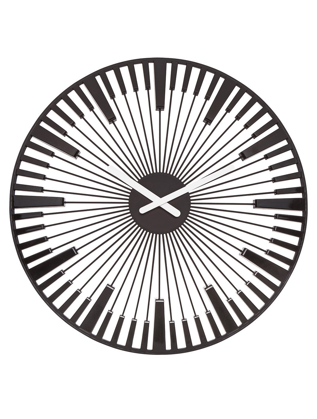 PIANO Wall Clock (Black)