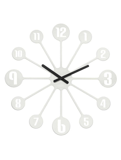 PINBALL Wall Clock (White)