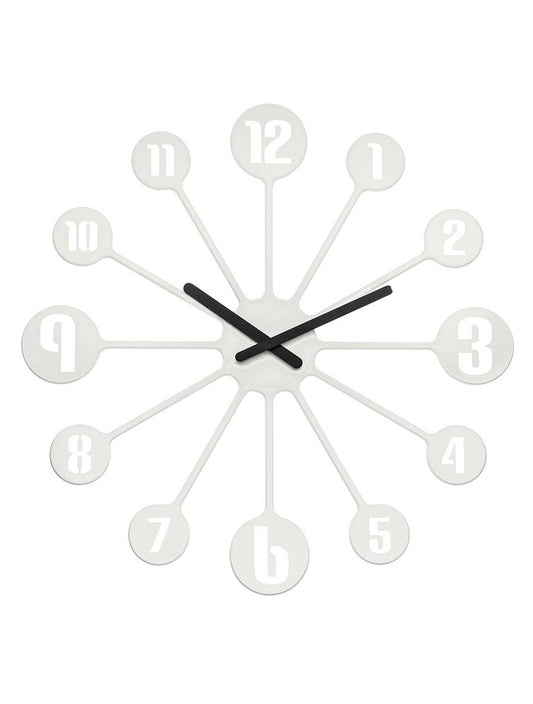 PINBALL Wall Clock (White)