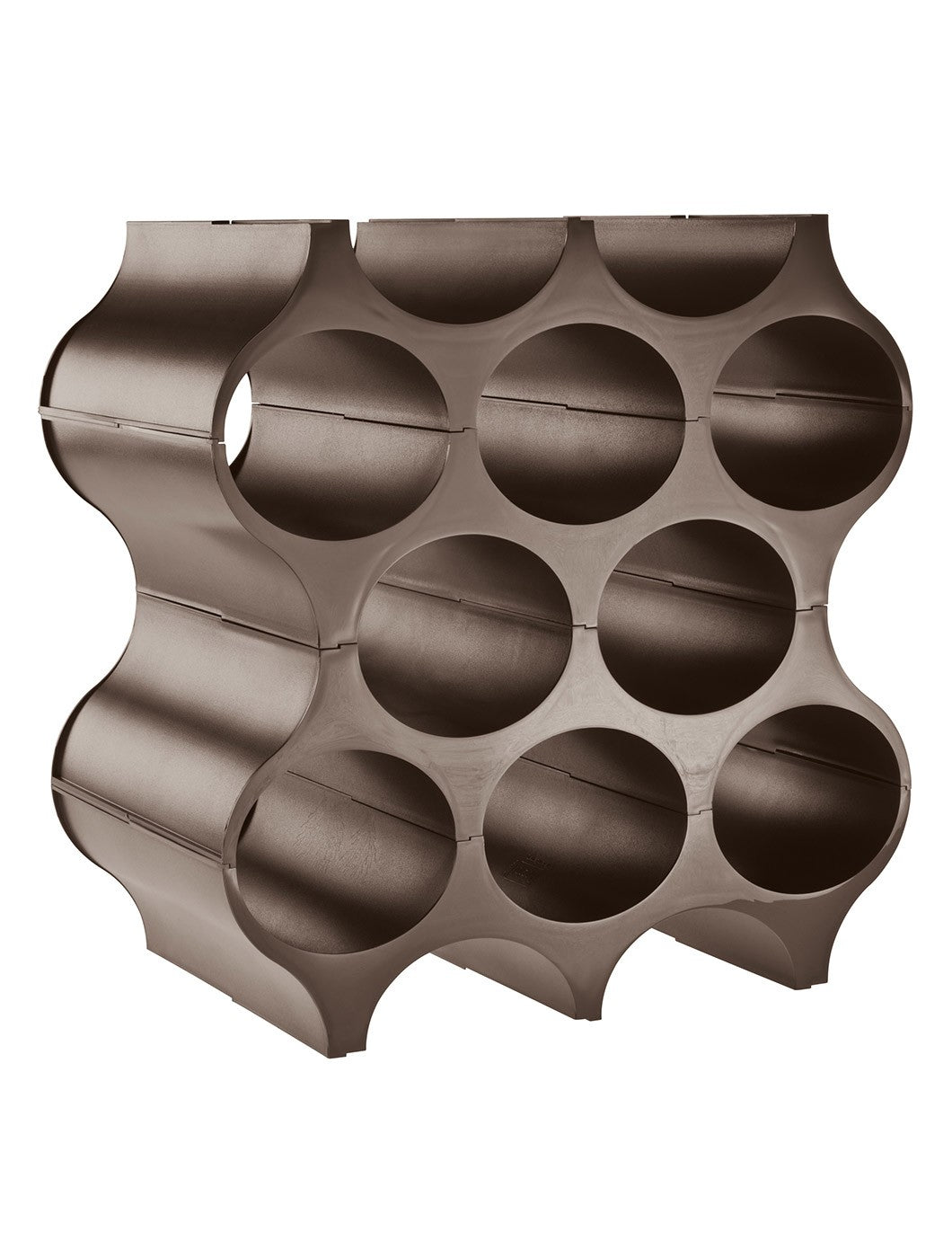 bottle rack SET UP by KOZIOL  (solid stone)