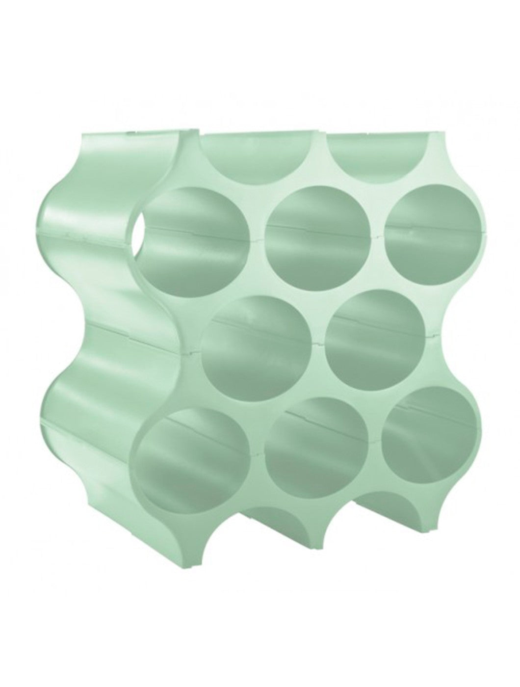 bottle rack SET UP by KOZIOL (solid mint)